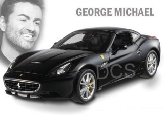 Hot Wheels Elite Ferrari California George Michael 1 18