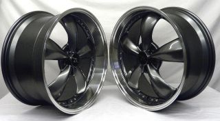 Bullitt Motorsport Wheels 20x8 5 20x10 20 inch Deep Dish Fits Mustang