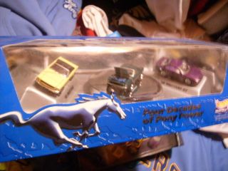 Hot Wheels Four Decades of Pony Power Ford Mustangs Collector Set BNIB