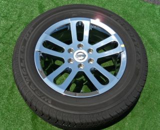 Nissan Titan Factory Chrome 20 inch Wheels Tires Armada QX56