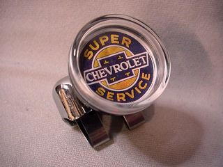 Chevy Super Service Suicide Steering Wheel Knob