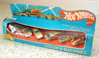 1978 Hotwheels Golden Machines Gift Set Mint in The Box