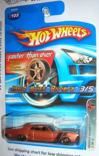 Buick Riviera Gold FTE Rims 2005 Hot Wheels Faster Than Ever