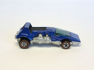 Hot Wheels Redline 1973 Dark Blue Enamel Double Header   SUPER NICE