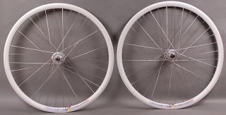 Silver Track Bike Fixed Gear Singlespeed Wheels Formula Hubs