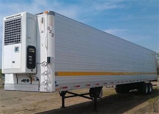 53 x 102 Refrigerated Reefer Trailer Thermo King Unit Aluminum Wheels