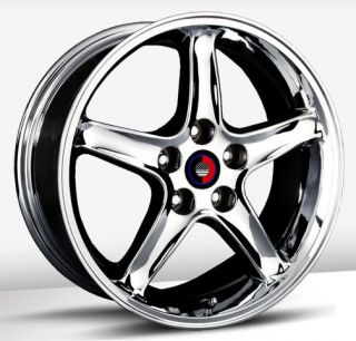 Cobra R Replica Chrome Wheel Rim s 4x108 4 108 4x4 25 17 9