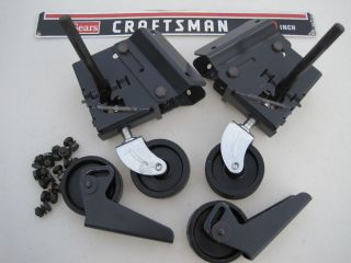 Craftsman Table Saw Caster Wheel Set with Instructions