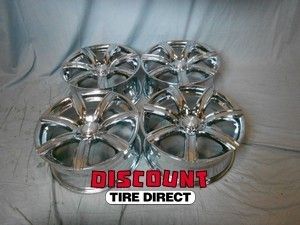 Used 18x8 5x112 5 112 Alpina Chrome Wheels Rims