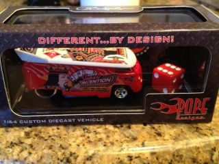 Hot Wheels 2012 Las Vegas Super Convention Pope VW Drag Bus only 50