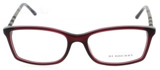Burberry Be 2120 3014 Burgundy Eyeglasses