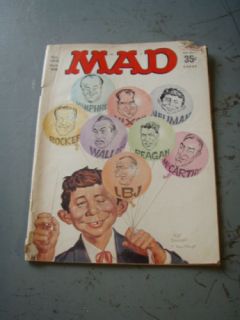 1968 Mad Magazine Comic Book Oct 122 Vintage RARE