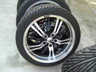 Konig Unknown 18 Rims & 4 Tires ( 225 / 40 R18 92V )