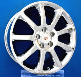 CADILLAC CTS STS DTS 18 INCH CHROME WHEELS 18 RIMS DEVILLE SEVILLE OEM