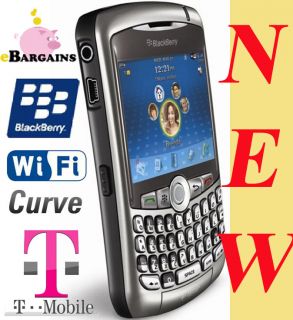 NEW RIM Blackberry Curve 8320 WIFI cell phone T Mobile Titanium PDA