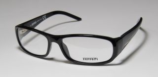 New Ferrari 5019 57 15 130 Spring Hinges Black Full Rim Eyeglasses