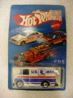 JD Hot Wheels US Mail Truck No 9643 1981 Hong Kong 14277