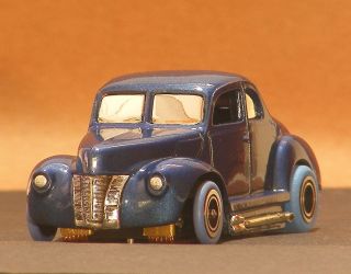 Tyco 40 Ford Coupe Riggen Wheels Custom Chassis 