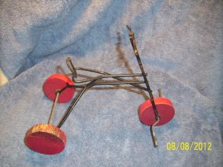 Tricycle Trike 3 Wooden Vintage Wheels Doll House Collectables