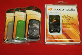 BOOST MOBILE NEW BlackBerry Curve 8530 (SEALED) EXTRAS (fast shipping