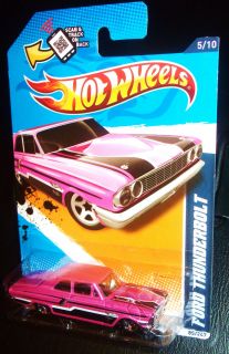 Hot Wheels   Pink Ford Thunderbolt   2012 HTF