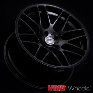  inch Matte Black VB3 CSL Wheels BMW E90 E92 3 Series 328 335