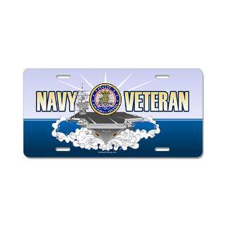 CVN 74 USS Stennis Aluminum License Plate