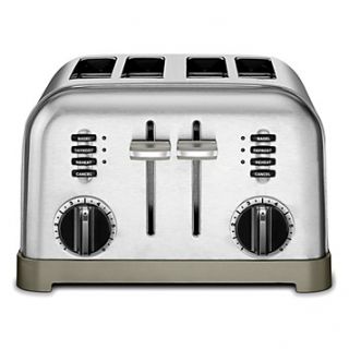 cuisinart metal 4 slice toaster price $ 120 00 color silver quantity 1