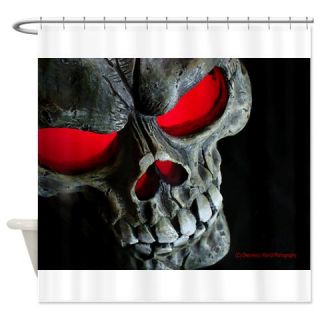  Red Eyed Skull Shower Curtain  Use code FREECART at Checkout