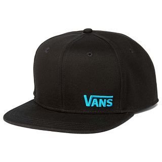 Vans Flat Brim Cap, Black, Mens