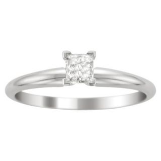 3/4 CT.T.W. Diamond Solitaire Ring in 14K White Gold   Size 5.5