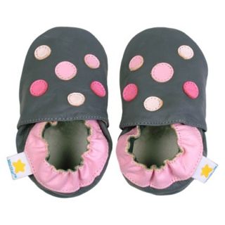 Ministar Infant Girls Dots Shoe   Grey XL