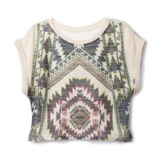 Xhilaration Juniors Tribal Printed Sweater   Charcoal XL(15 17)