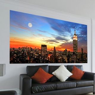 Brewster Home Fashions Wall Pops City Sunset Wall Decals Multicolor   CR 58003
