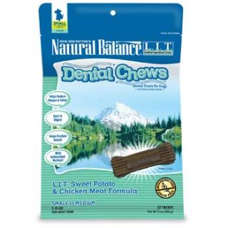 Limited Ingredient Treats Sweet Potato & Chicken Meal Dog Dental Chews, 13 oz.