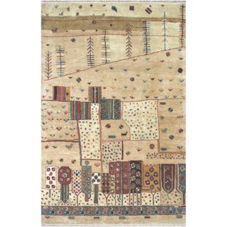 American Home Rug Co. Casual Contemporary Beige/Multi Colors Village Life Rug