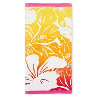 JCP Home Collection  Home Brilliant Hibiscus Beach Towel, Pink