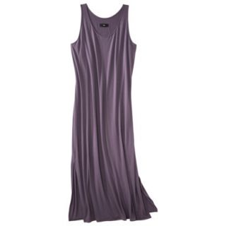 Mossimo Womens Plus Size Sleeveless V Neck Maxi Dress   Purple 3