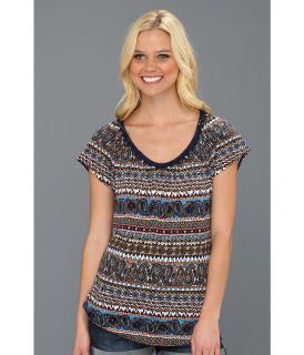 Lucky Brand Party Paisley Top Womens T Shirt (Multi)