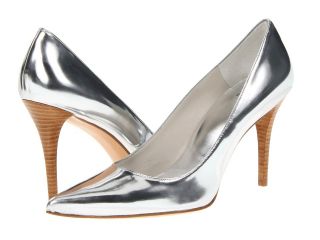 Stuart Weitzman Daisy Womens Slip on Dress Shoes (Silver)