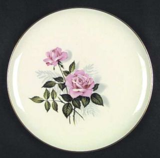 Taylor, Smith & T (TS&T) Summer Rose Gold Dinner Plate, Fine China Dinnerware  