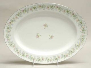 Johann Haviland Forever Spring 12 Oval Serving Platter, Fine China Dinnerware  