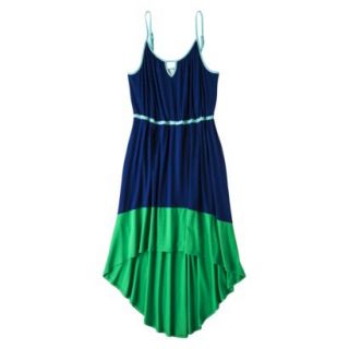 Merona Womens Plus Size Sleeveless High Low Maxi Dress   Blue/Aqua 3