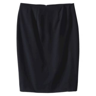Merona Womens Twill Pencil Skirt   Black   14