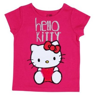 Hello Kitty Infant Toddler Girls Short sleeve Tee   Fun Pink 18 M