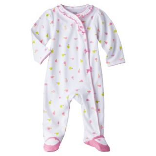 Just One YouMade by Carters Newborn Girls Sleep N Play   White/Lt Pink 3 M