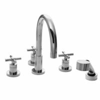Newport Brass NB3 997 08A East Linear Roman Tub Faucet with Handshower Only, Cro