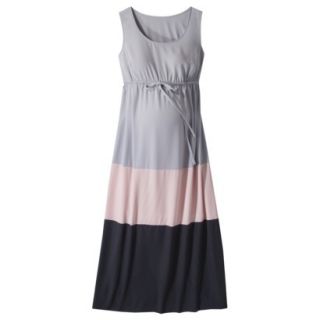 Liz Lange for Target Maternity Sleeveless Maxi Dress   Gray/Pink XS
