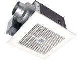 Panasonic FV08VKME3 Bathroom Fan, 80 CFM WhisperGreenLED Ceiling Mounted Ventilation DC Motor w/ LED Light amp; Motion Sensor for 4 Duct