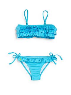 Ralph Lauren Toddlers & Little Girls Two Piece Ruffled Bandeau Bikini   Lindse